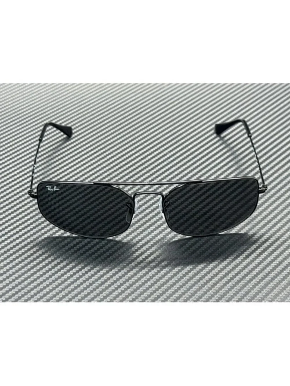 New Ray-Ban Men Black Sunglasses 60-17-140